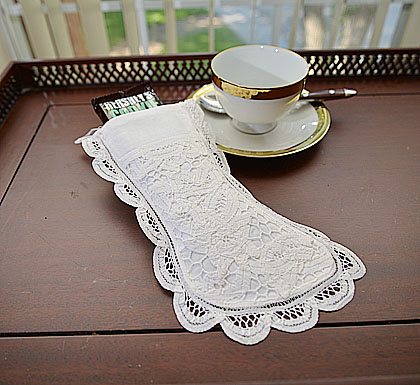 Small Battenburg Lace Stockings.Old Fashioned All Lace - Click Image to Close